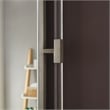 Trent Home Contemporary Chrome Rectangle Mirror