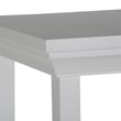 Trent Home Contemporary Wooden Bath Storage Tower in Pure White