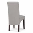 Trent Home Transitional Dining Chair in Light Beige Linen Look Fabric (Set of 2)