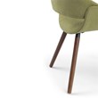 Trent Home Contemporary Solid Wood Dining Chair in Acid Green