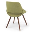 Trent Home Contemporary Solid Wood Dining Chair in Acid Green