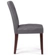 Trent Home Dining Chair in Stone Gray Faux Leather (Set of 2)