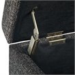 Trent Home Upholstered Storage Ottoman Bench in Dark Gray