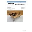 Trent Home Solid Wood & Metal 32