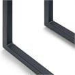 Trent Home Contemporary End Table in Birch and Black