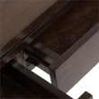 Trent Home Solid Wood Coffee Table with Drawers in Mahogany Brown