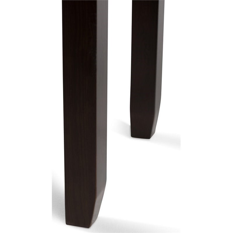 Trent Home Solid Wood Coffee Table with Drawers in Mahogany Brown