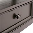 Trent Home Solid Wood Coffee Table with Drawers in Hickory Brown