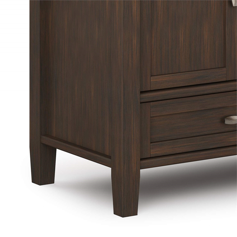 Trent Home Rustic Wood TV Media Stand for TVs up to 47