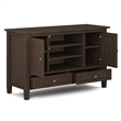 Trent Home Rustic Wood TV Media Stand for TVs up to 47