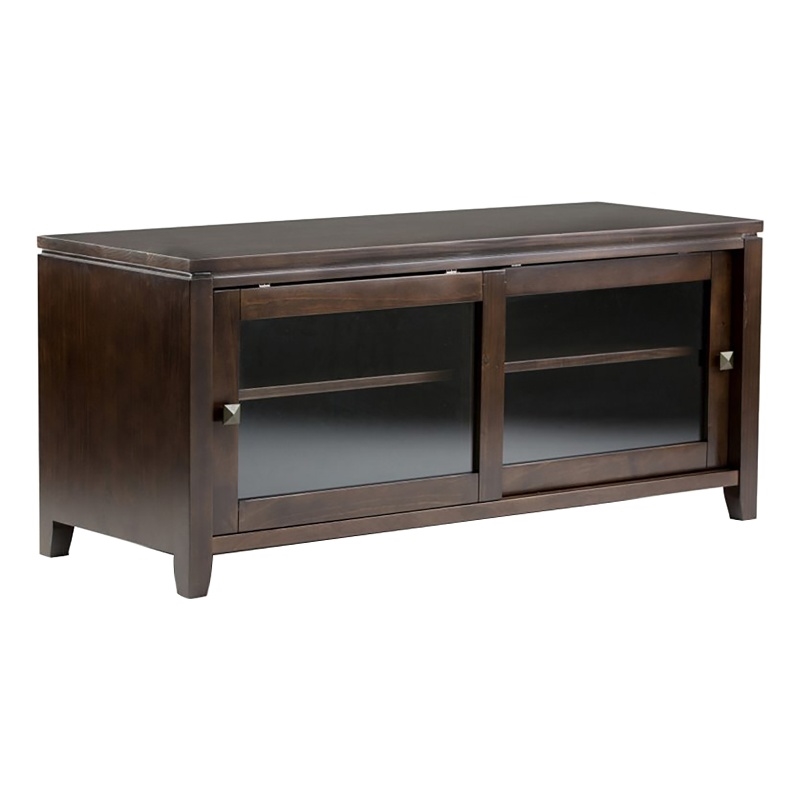 Trent Home Modern Solid Wood TV Media Stand for TVs up to 50