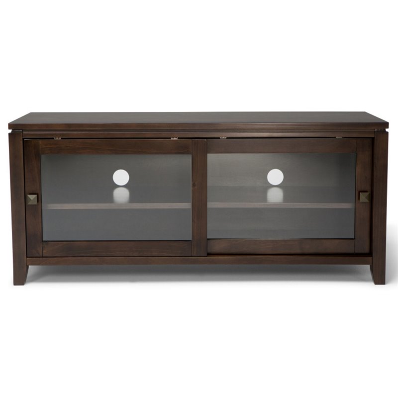 Trent Home Modern Solid Wood TV Media Stand for TVs up to 50