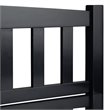 Trent Home Solid Wood Black Entryway Bench Rectangular 42