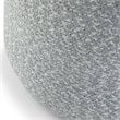 Trent Home Boho Round Braided Pouf in Blue and Natural Cotton