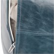 Trent Home Boho Square Pouf in Teal Genuine Leather