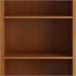 Trent Home 5 Shelf Solid Wood Bookcase in Light Golden Brown