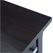 Trent Home Solid Wood Narrow End Table with Drawer in Hickory Brown