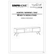Trent Home Mango Wood 68
