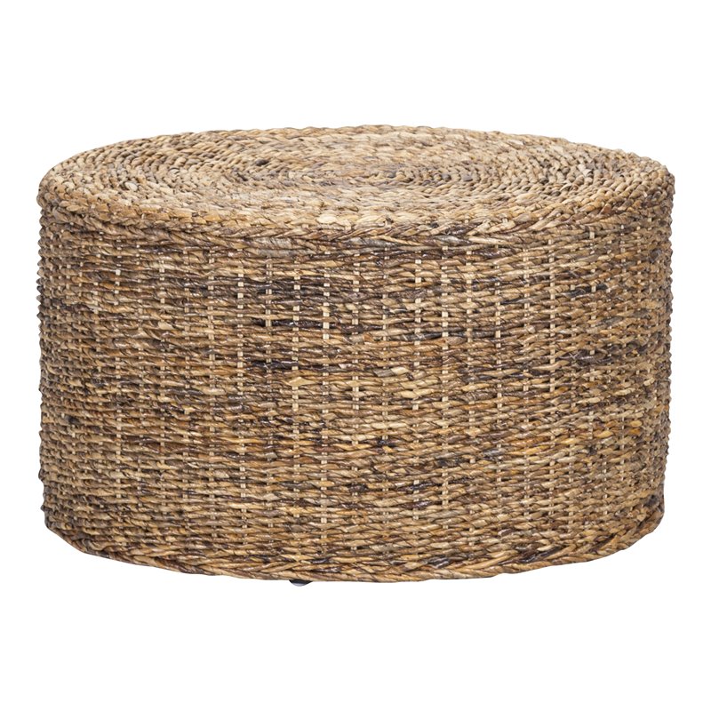 Trent Home Transitional Round Wicker/Rattan Coffee Table in