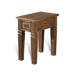 Sunny Designs Homestead End Table in T..