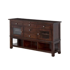 Sunny Designs Vineyard Buffet in Rustic Mahogany