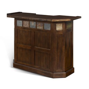 Sunny Designs Santa Fe Home Bar in Dark Chocolate