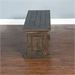 Sunny Designs Homestead Farmhouse Wood Breakfast Nook Set in Tobacco Leaf