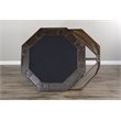 Sunny Designs Homestead Transitional Wood Game & Dining Table in Tobacco Leaf