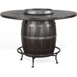 Sunny Designs Homestead 54&quot Round Mid-Century Wood Pub Table in Tobacco Leaf