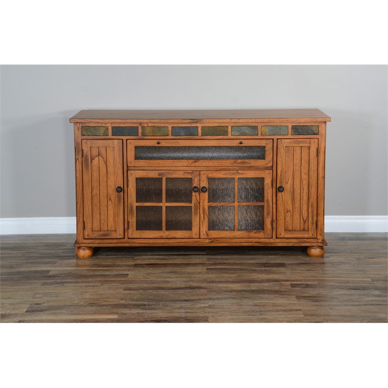 Sunny Designs Sedona Counter Height TV Console for TVs up to 70