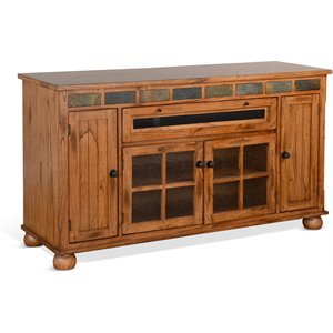 sunny designs sedona counter height tv console for tvs up to 70