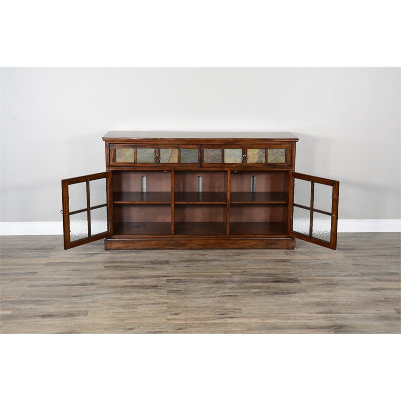Sunny Designs Santa Fe Wood TV Console for TVs up to 65