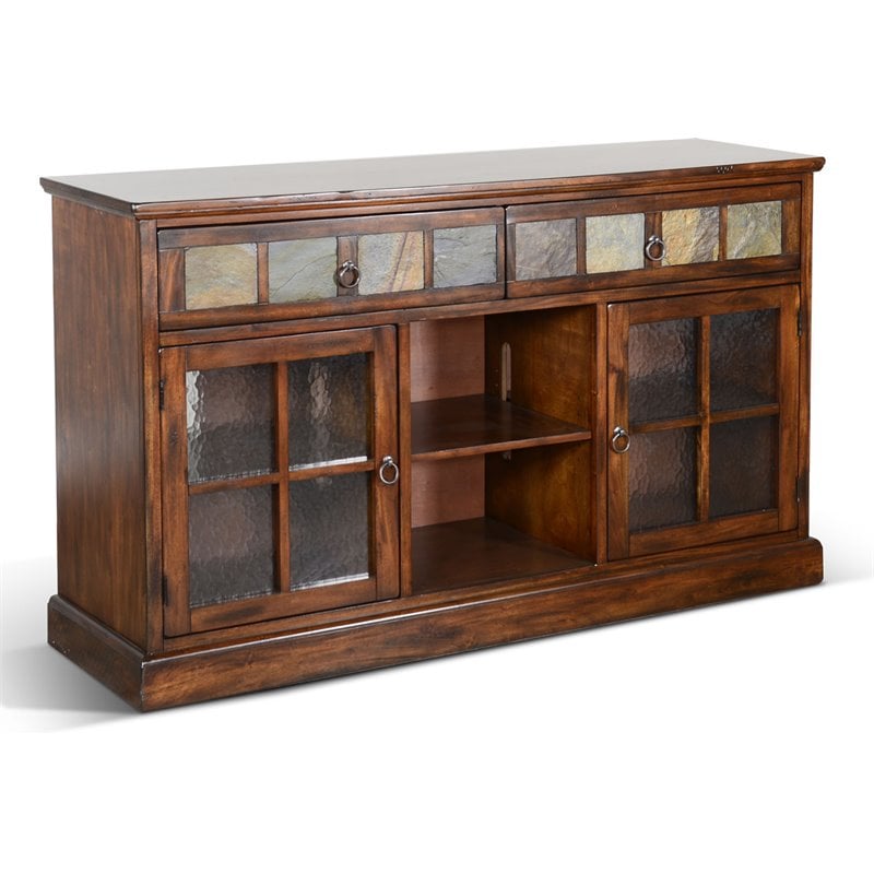 Sunny Designs Santa Fe Wood TV Console for TVs up to 65
