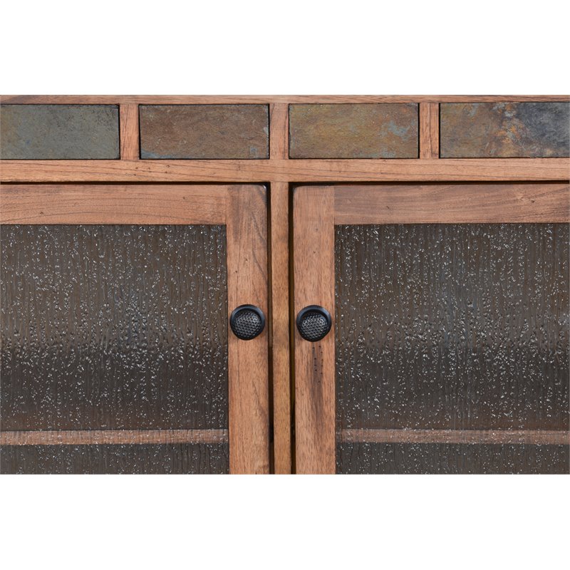 Sunny Designs Sedona Wood Corner TV Console for TVs up to 60