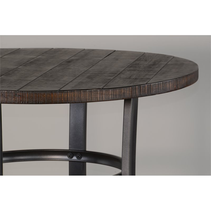 Sunny Designs Metroflex Mid-Century Wood Counter Height Table in Tobacco Leaf