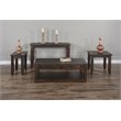 Sunny Designs Homestead Rough Sawn Mahogany Wood Coffee Table in Tobacco Leaf