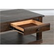 Sunny Designs Homestead Rough Sawn Mahogany Wood Coffee Table in Tobacco Leaf