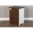 Sunny Designs European Cottage 2-drawer Wood File Cabinet in Dark Brown/White