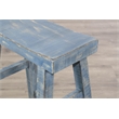 Marina Ocean Blue Counter Wood Table