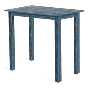 Marina Ocean Blue Pub Wood Table