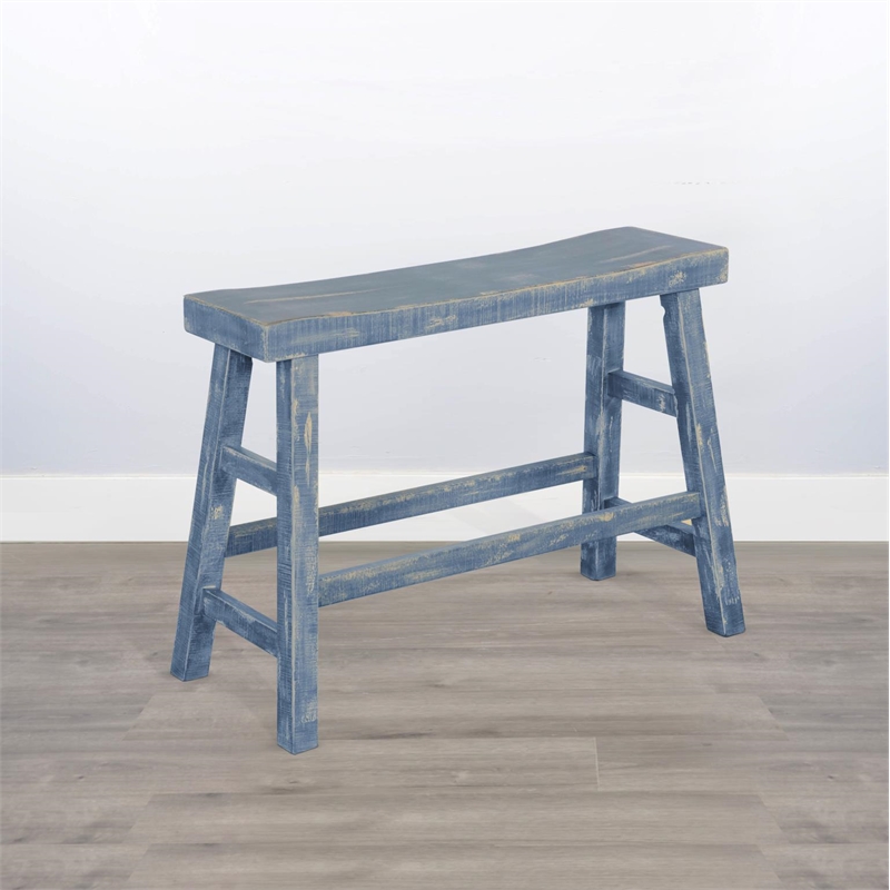 Marina Ocean Blue Pub Wood Table