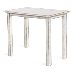 Marina White Sand Counter Wood Table