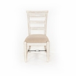 Marina White Sand Side Chair with Cushion Seat (Set of 2)