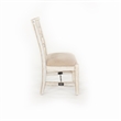 Marina White Sand Side Chair with Cushion Seat (Set of 2)