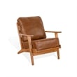 Sunny Designs Sedona Mahogany Accent Chair with Cushions in Light Brown