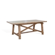 Sunny Designs Vivian Modern Mahogany Dining Tables in Desert Rock/Light Brown