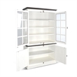 Sunny Designs Carriage House Mahogany Solids and Veneers Buffet in White