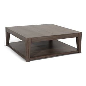 Sunny Designs Doe Valley Mahogany Wood Coffee Table with Casters in Light Brown