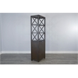 Sunny Designs Homestead Mahogany Wood Left Entertainment Pier in Tobacco Leaf