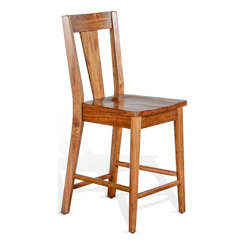 Sunny Designs American Modern T-Back Barstool (Set of 2)